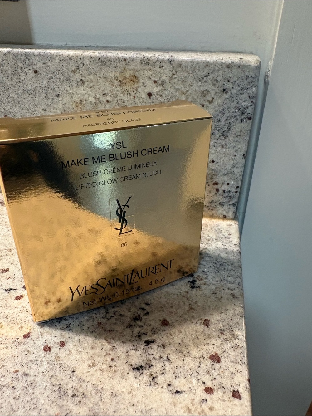 Yves Saint Laurent Gold Make Me Blush Cream - Raspberry Glaze, New in Box
